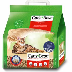 10 l (kb. 4,3 kg) Cat's Best Original macskaalom 15% kedvezménnyel