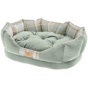 Ferplast Charles puha ágy kutyáknak, macskáknak, zöld- 50-es méret: H 45 x Sz 35 x M 17 cm