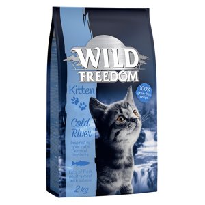 2kg Wild Freedom Kitten "Cold River" - lazac gabomanetes száraz kölyökmacskatáp