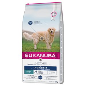12kg Eukanuba Overweight Adult száraz kutyatáp 10% kedvezménnyel