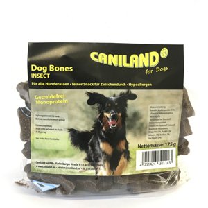 3x175g Caniland Dog Bones Insect kutyasnack rovarfehérjével