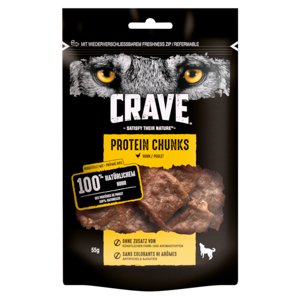 55g Crave Protein Chunks csirke kutyasnack  20% kedvezménnyel