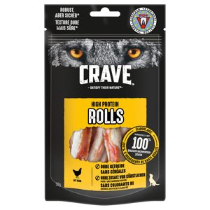 8x50g Crave High Protein Rolls csirke kutyasnack 20% kedvezménnyel
