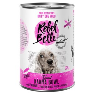 12x375g Rebell Belle Adult Good Karma Bowl - vegetáriánus nedves kutyatáp