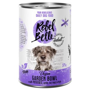 12x375g Rebell Belle Adult Vegan Garden Bowl - vegán nedves kutyatáp