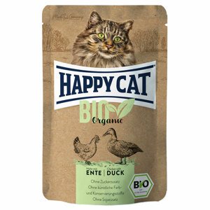 6x85g Happy Cat Bio Pouch bio csirke nedves macskaeledel