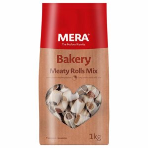 1kg MERA Bakery Meaty Rolls Mix kutyasnack