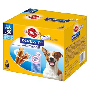 56db Pedigree Dentastix Mindennapi fogápolás kis testű kutyáknak fogápoló snack kutyáknak15% kedvezménnyel