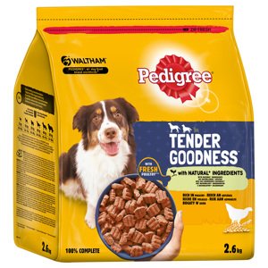 2,6kg Pedigree Goodness szárnyas száraz kutyatáp 20% kedvezménnyel