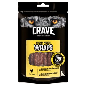 3x50g Crave Protein Wraps csirke kutyasnack 2+1 ingyen akcióban