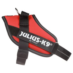 JULIUS-K9 IDC® powerhám kutyáknak, piros, 49 - 67 cm mellkaskörfogat