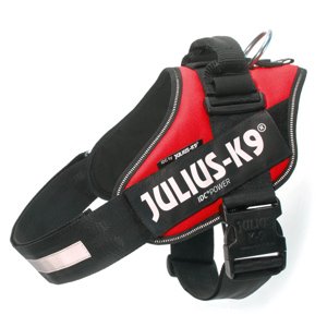 JULIUS-K9 IDC® powerhám kutyáknak, piros, 63 - 85 cm mellkaskörfogat