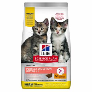 2x1,5kg Hill's Science Plan Kitten Perfect Digestion száraz macskatáp