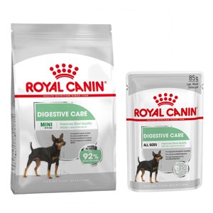 8kg Royal Canin Dermacomfort Mini nedves kutyatáp+12x85g nedvestáp ingyen