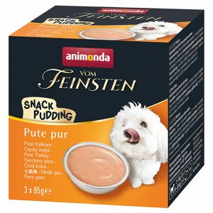 3x85g Animonda Vom Feinsten Adult pulyka pur snack-puding jutalomfalat kutyáknak