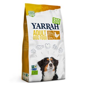 15kg Yarrah Bio Adult bio csirke száraz kutyatáp 15% kedvezménnyel