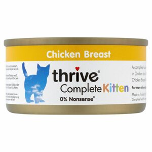 12x75g Thrive Complete Kitten csirke nedves kiscicatáp