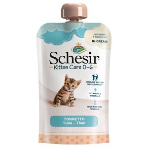 12x150g Schesir Kitten in Cream tonhal nedves kiscicatáp
