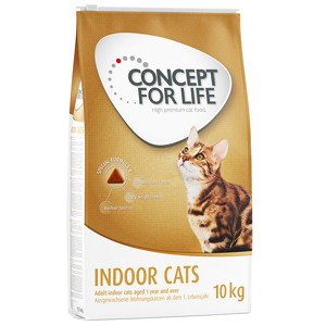 10kg Concept for Life Indoor Cats száraz macskatáp 15% kedvezménnyel