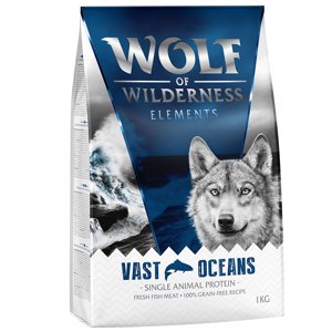 1kg Wolf of Wilderness "Vast Oceans" - hal száraz kutyatáp 10% árengedménnyel