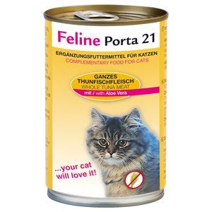 Feline Porta 21 gazdaságos csomag - 24 x 400 g - Tonhal & aloe vera