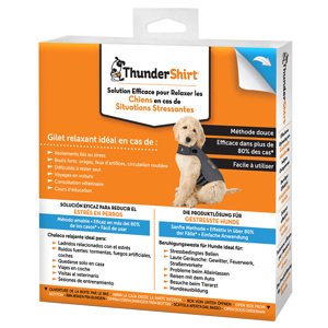 ThunderShirt® nyugtató mellény kutyáknak, szürke- XS méret