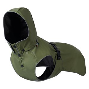 Rukka® Streamy Eco esőkabát, olívazöld kutyáknak - Kb. 55 cm háthossz