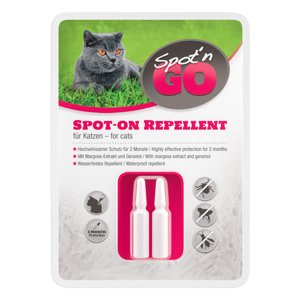 Spot'n Go kullancs- és bolhariasztó szer macskáknak, 6x1ml