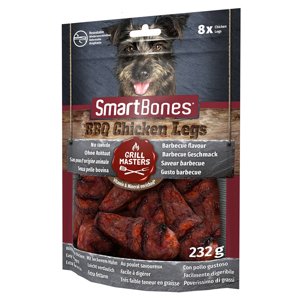 3x232g SmartBones Grill Masters BBQ rágósnack csirkeláb kutyasnack