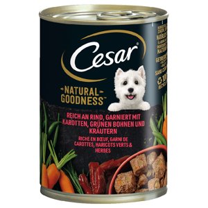 6x400g Cesar Natural Goodness nedves kutyatáp 15% árengedménnyel