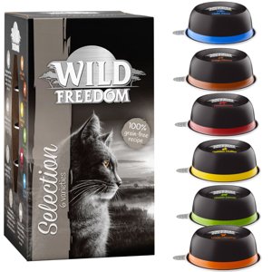 12x85g Wild Freedom Adult tálcás nedves macskatáp Vegyes csomagban 20% árengedménnyel