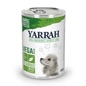 380g Yarrah Bio Chunks Vega nedves kutyatáp 15% árengedménnyel
