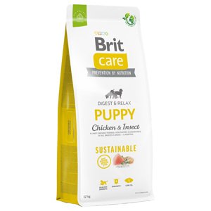 12kg Brit Care Dog Sustainable Puppy Chicken & Insect száraz kutyatáp