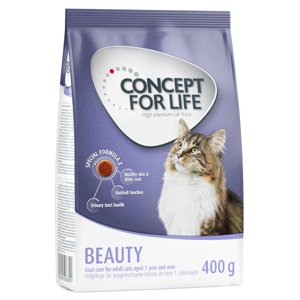 400g Concept for Life Beauty Adult - javított receptúra száraz macskatáp Dupla zooPontért