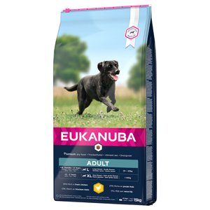15kg Eukanuba Adult Large Breed csirke száraz kutyatáp 10% árengedménnyel