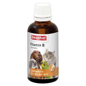2x50ml beaphar B-vitamin-komplex kutyáknak, macskáknak, kisállatoknak, madaraknak