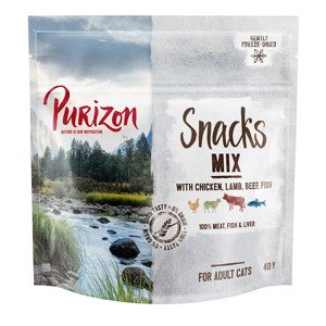 40 g Purizon macskasnack-mix rendkívüli kedvezménnyel