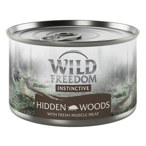 6x140g Wild Freedom Instinctive Hidden Woods- vaddisznó nedves macskatáp