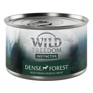 6x140g Wild Freedom Instinctive Dense Forest - szarvas nedves macskatáp