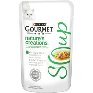 64x40g Gourmet Soup Csirke & zöldség nedves macskatáp 25% árengedménnyel