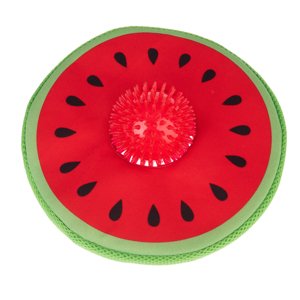 TIAKI úszó görögdinnye labdával- Ø 25,5 x M 8,5 cm