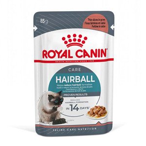 48x85g Royal Canin Hairball Care szószban nedves macskatáp 36+12 ingyen