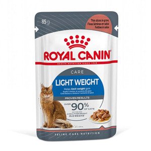 48x85g Royal Canin Light Weight Care szószban nedves macskatáp 36+12 ingyen