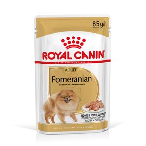 48x85g Royal Canin Pomeranian Mousse nedves kutyatáp 3+1 tálca ingyen