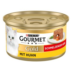 24x85g Gourmet Gold Melting heart csirke nedves macskatáp 20% kedvezménnyel