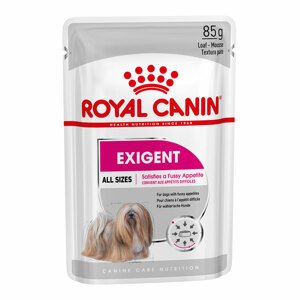 48x85g Royal Canin CCN Exigent Loaf nedves kutyatáp 36+12 ingyen