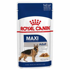 40x140g Royal Canin Maxi Adult szószban nedves kutyatáp 3+1 tálca ingyen