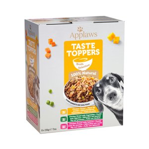 8x156g Applaws Taste Toppers próbacsomag húslében nedves kutyatáp 30% kedvezménnyel