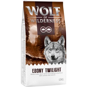 12kg Wolf of Wilderness "Ebony Twilight" Vaddisznó & bölény - gabonamentes száraz kutyatáp
