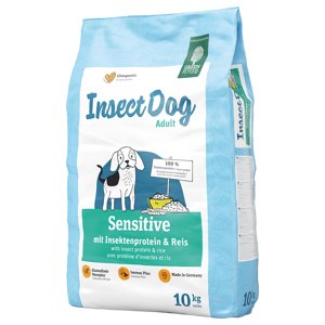 10kg 9+1 kg ingyen! Green Petfood InsectDog Sensitive száraz kutyatáp